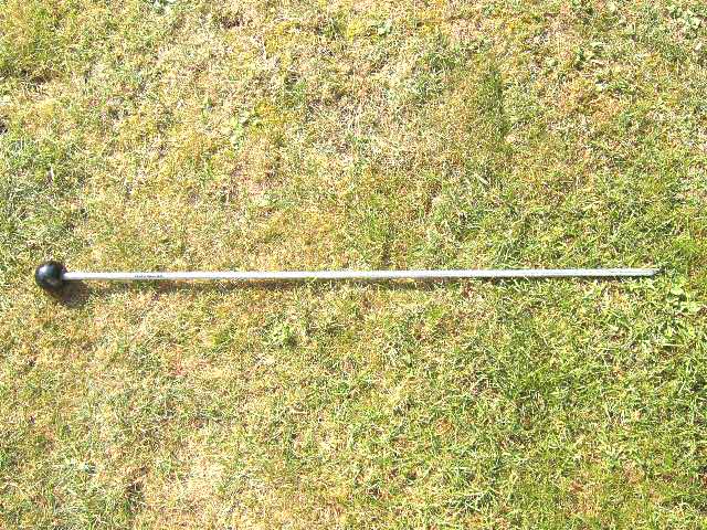 ALU-VORSCHLAGSTANGE ANGESPITZT VON DOGSLINE® 95 CM Ø 16 MM