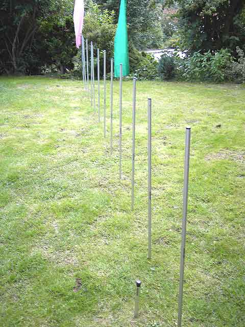 ALU-SLALOMSTANGEN 13-TEILIG VON DOGSLINE®